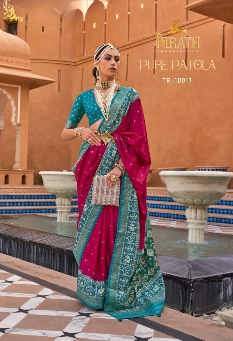 Pure Patola By Trirath Mercerized Sigma Silk Saree